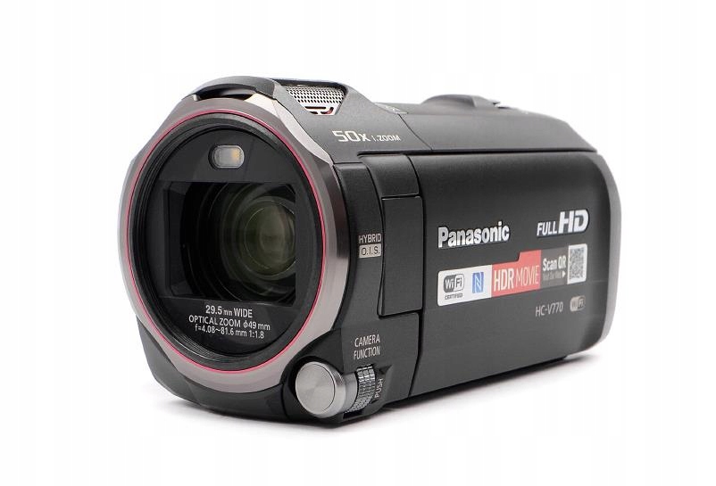 Kamera Panasonic HC-V770EP-K gwar 24 M