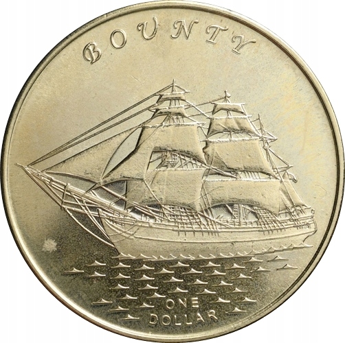 64A. Wyspy Gilberta, dolar 2015 żaglowiec Bounty