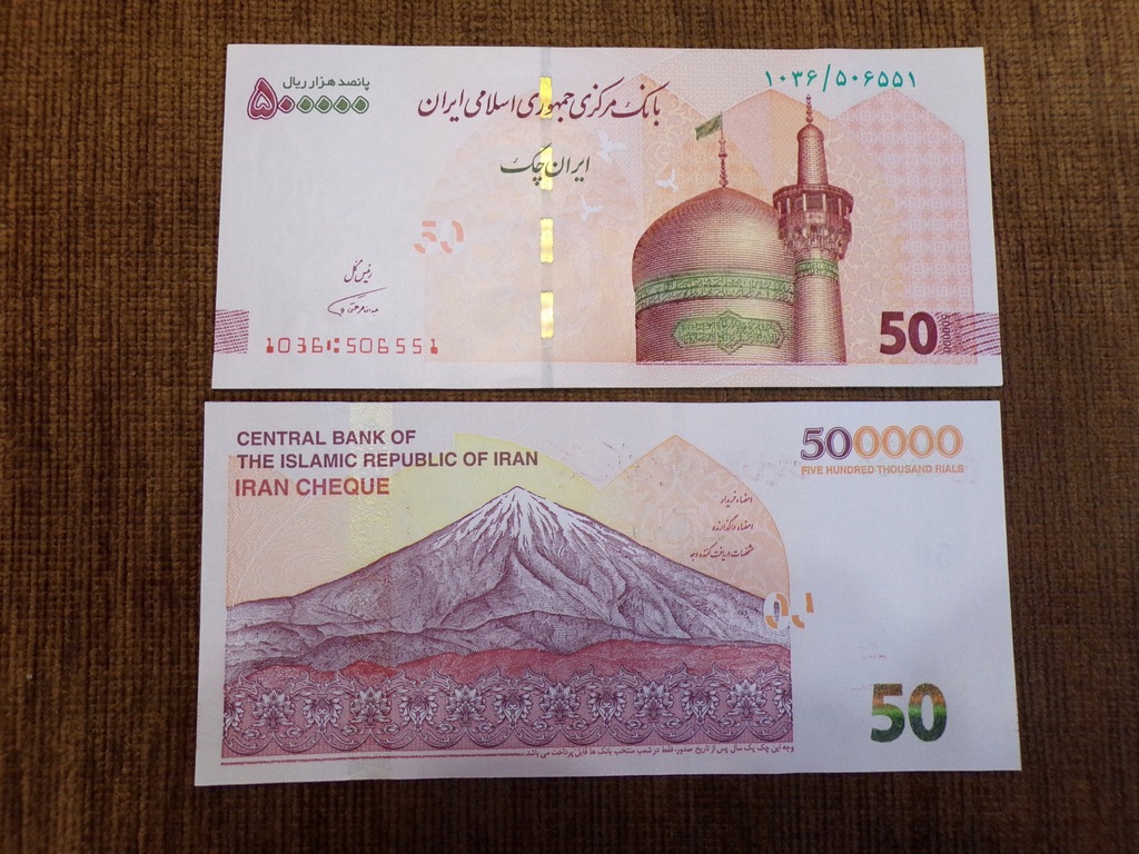 183.IRAN 500 000 RIELI UNC