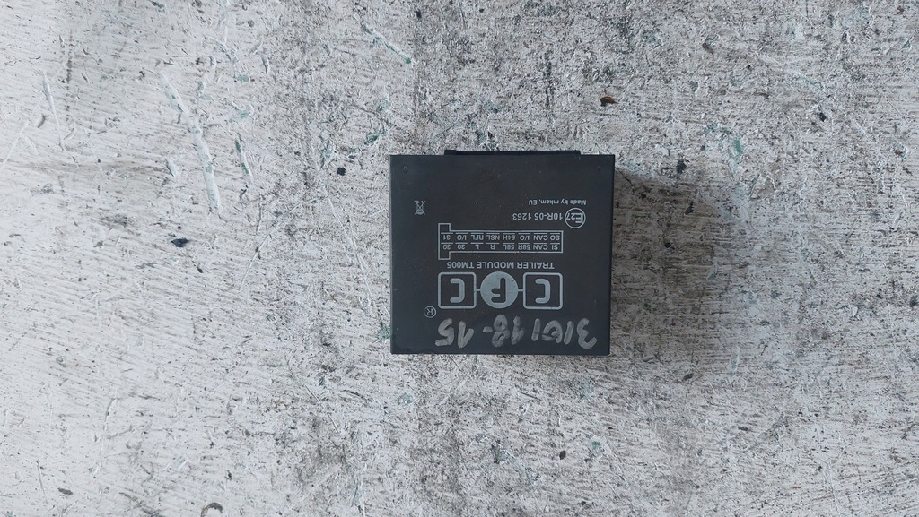 STEROWNIK MODUŁ HAKA HOLOWNICZEGO / CFC TRAILER MODULE TM005 10R-05 1263