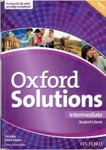 OXFORD SOLUTIONS INTERMEDIATE PODRĘCZNIK