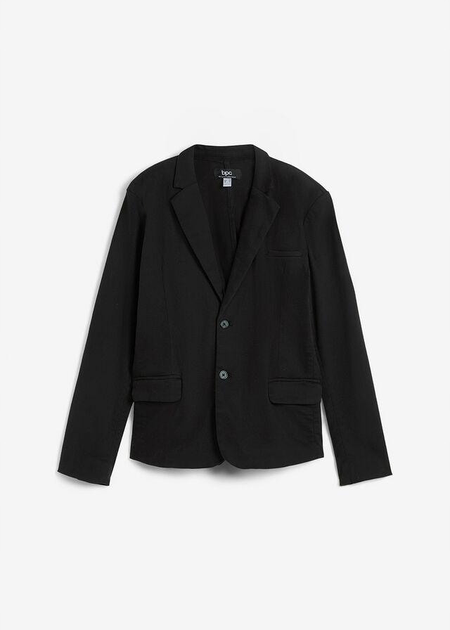 MARYNARKA CHŁOPIĘCA CZARNA BEZ PODSZEWKI 1A3F05 Bonprix 152