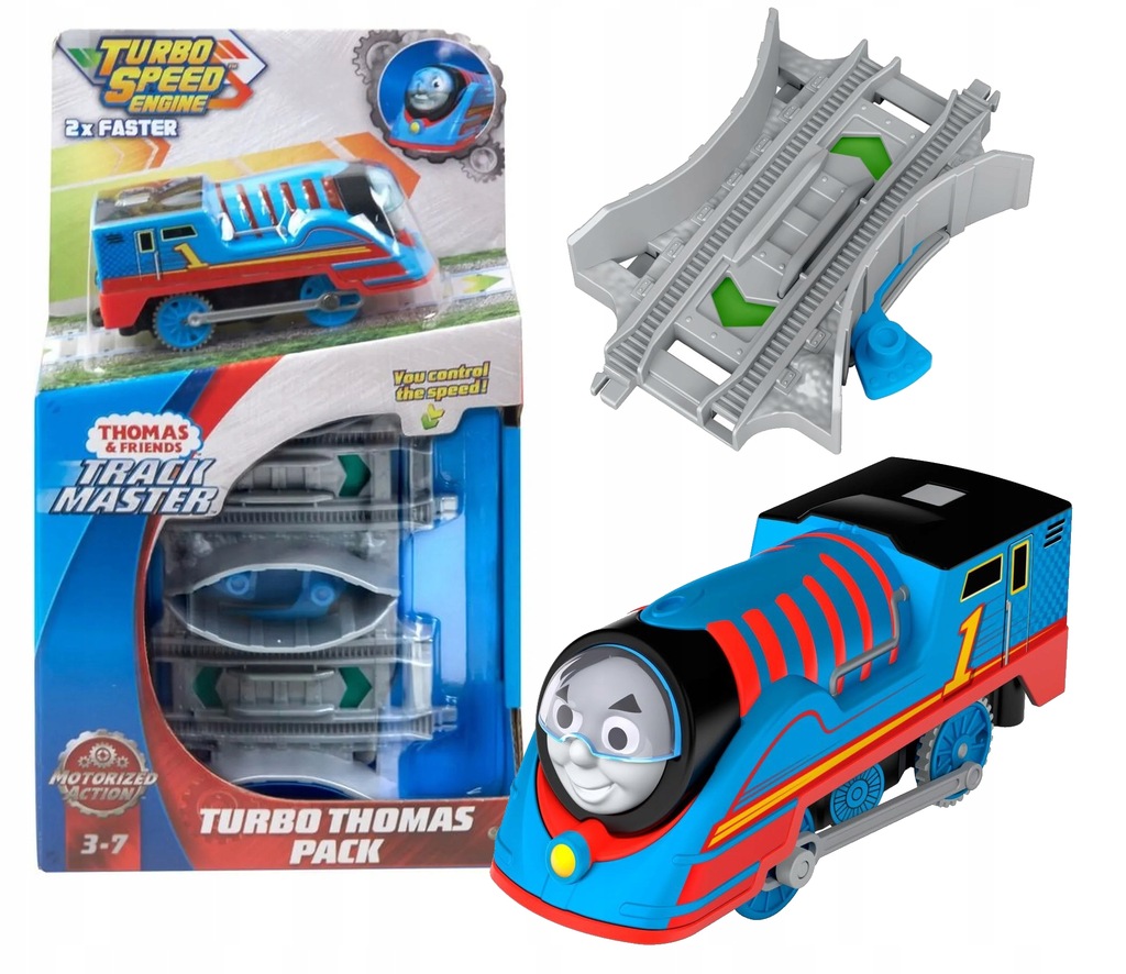 TOMEK I PRZYJACIELE TRACK MASTER TURBOLOKOMOTYWA TOMEK FPW69