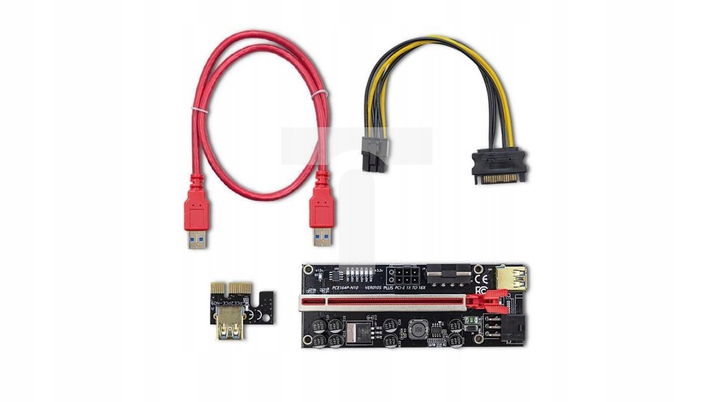 Qoltec Riser PCI-E 1x - 16x USB 3.0 ver. 010S