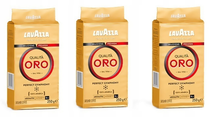 KAWA LAVAZZA mielona Qualita Oro 3x250g