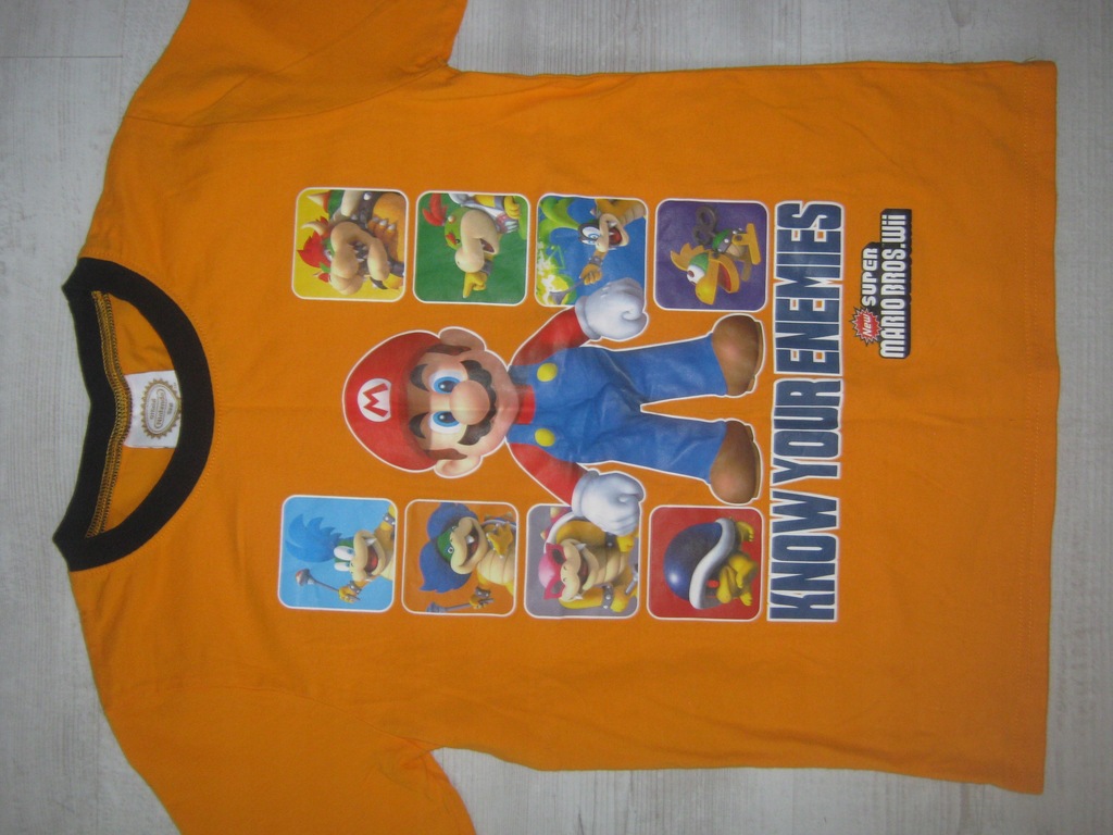 GEORGE UROCZY FIRMOWY T-SHIRT 140/146 NINTENDO