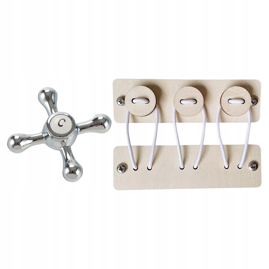 Busy Board Learning Toy Button and Handwheel