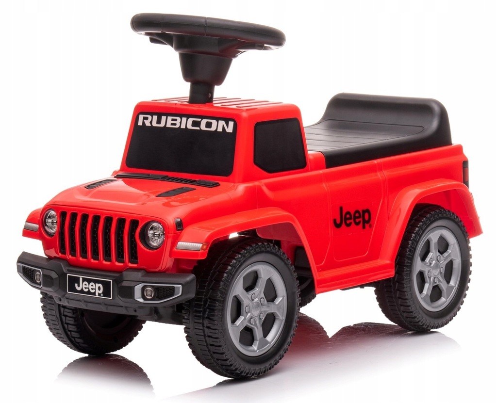 Jeździk pchacz dla dziecka JEEP Rubicon, czerwony