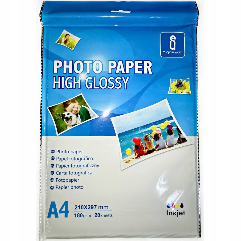 Papier fotograficzny błyszczący A4 115 g/m2 20 szt