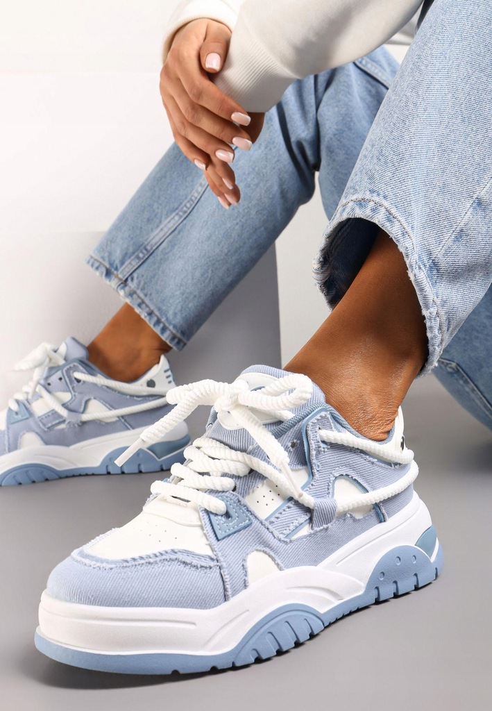 Renee Niebieskie Sneakersy damskie 37