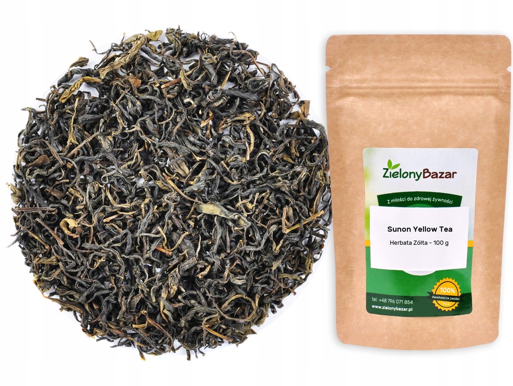 SUNON YELLOW TEA Żółta Herbata 100g DOSKONAŁA