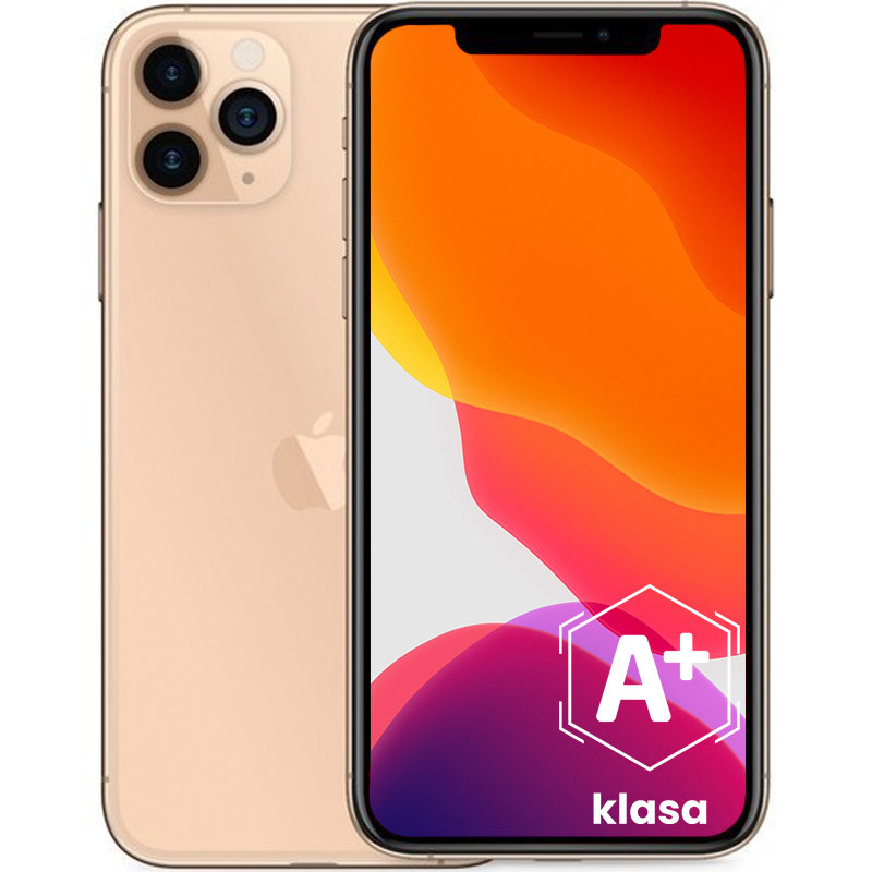 IPHONE 11 PRO MAX 256GB GOLD ZESTAW Klasa A+ 12752912843