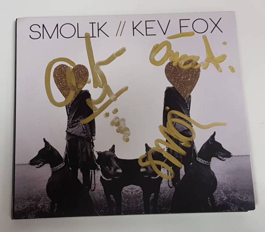 SMOLIK/KEV FOX Queen of Hearts EP CD z autografem