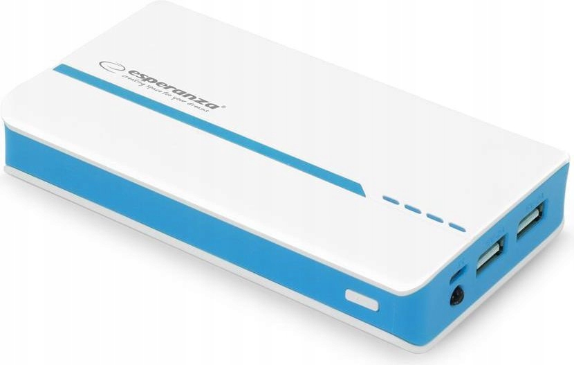 Powerbank Esperanza 11000mAh biało-niebieski