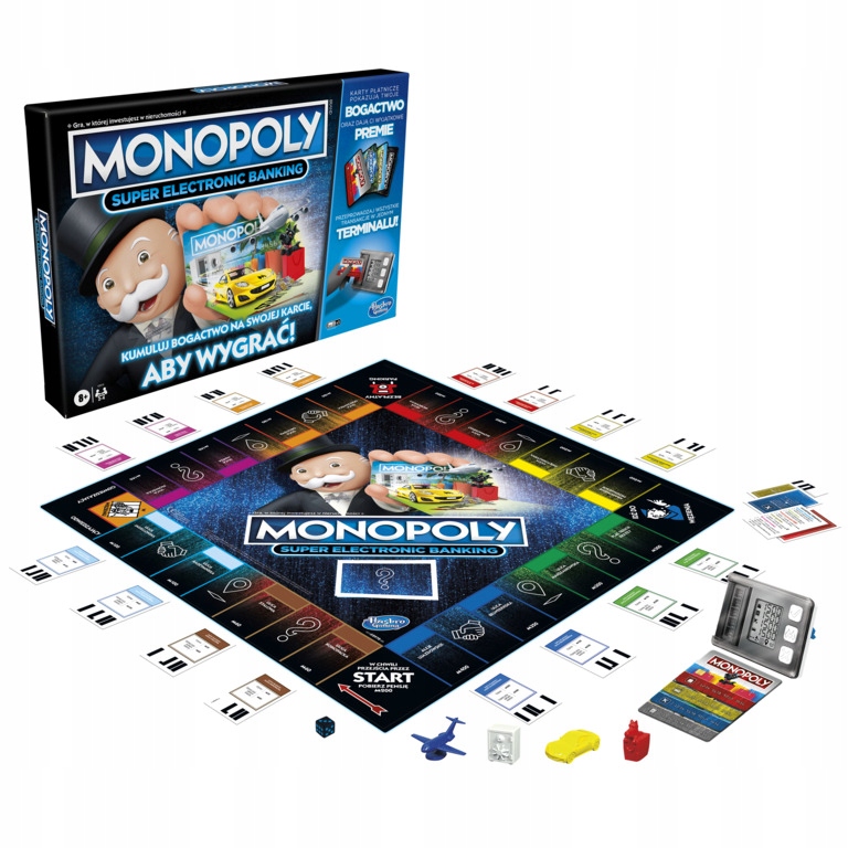 Gra Monopoly Super Electronic Banking Polska E8978 9611632987 Oficjalne Archiwum Allegro