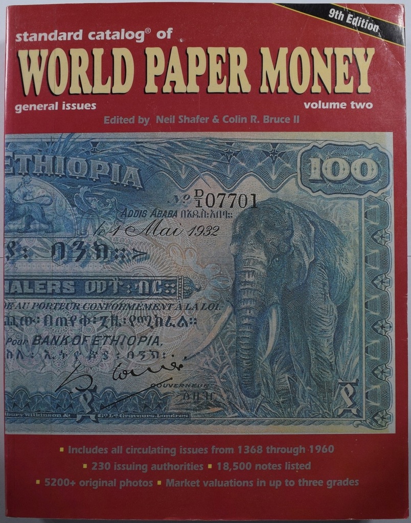 Katalog World Paper Money 9 edycja 1369-1960
