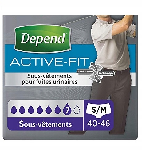 H0606 DEPEND ACTIVE FIT BIELIZNA CHŁONNA