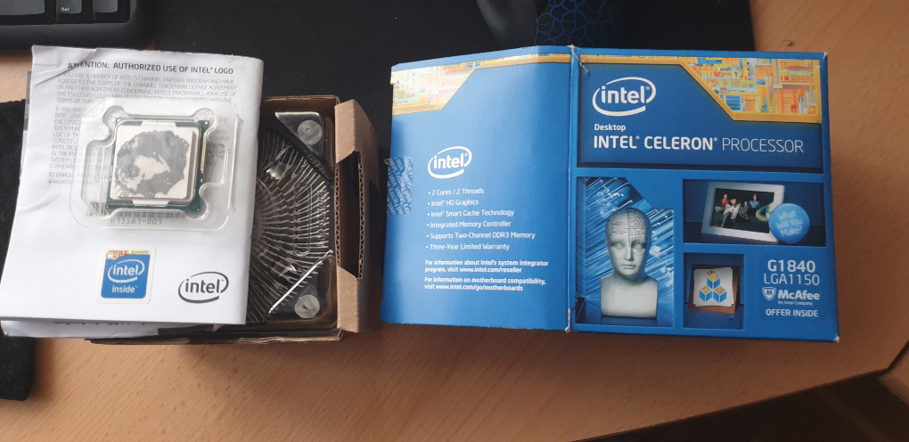 Procesor Intel Celeron G1840 LGA1150 2,8Ghz