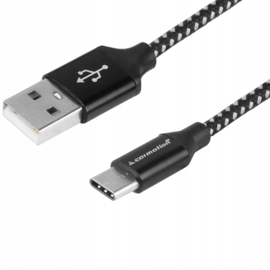 Kabel mikrofibrowy, 300cm, USB > USB-C + Alkotest jednorazowy