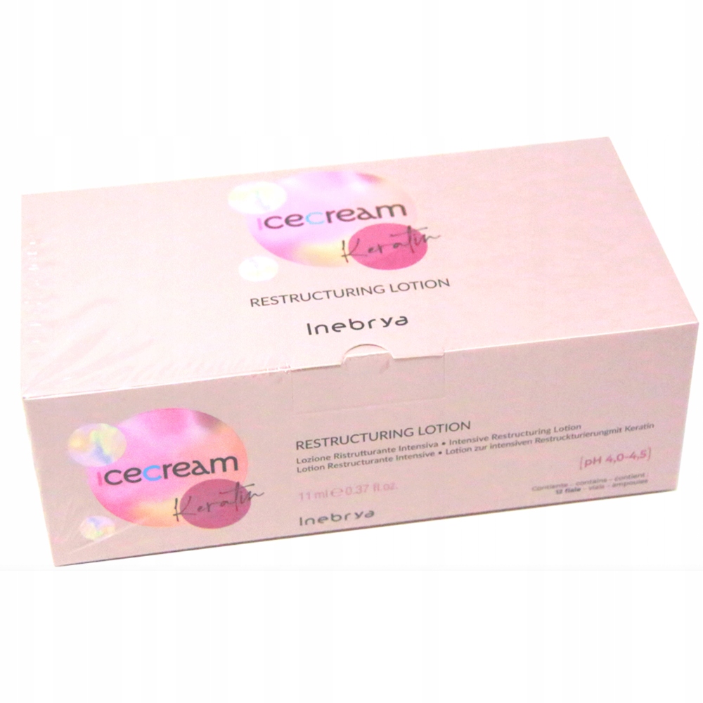 INEBRYA KERATIN LOTION AMPUŁKI REKONSTRUUJĄCE