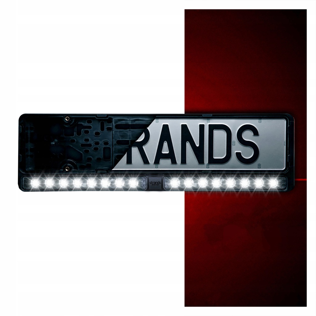 Ramka pod tablicę rej. z oświetleniem LED BAR STRANDS E-LINE DUO 9200lm 82W