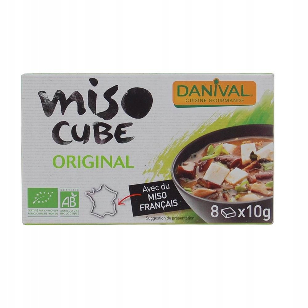 Miso Kostki Bio 8X10 g - Danival