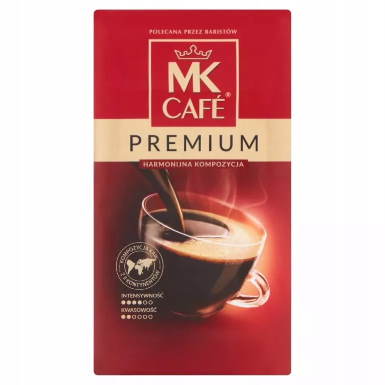 AROMATYCZNA KAWA ZIARNISTA MK CAFE PREMIUM 1KG 1000G HARMONIJNA KOMPOZYCJA