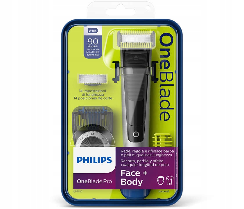 GOLARKA PHILIPS ONEBLADE PRO QP6620/20 FACE+BODY