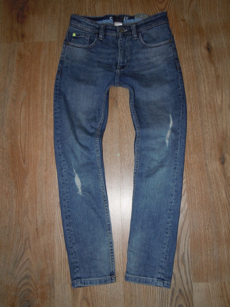 NEXT świetne jeansy SKINNY 140 cm NOWE