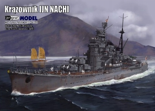 Japoński krążownik IJN NACHI, 1:200 Angraf Model