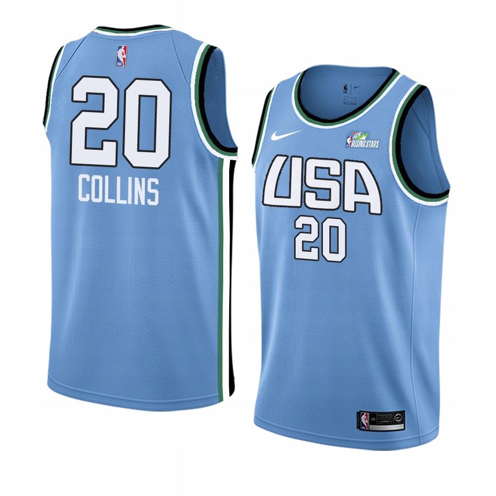 NBA USA Koszykówka Koszulkas collins # 20-L