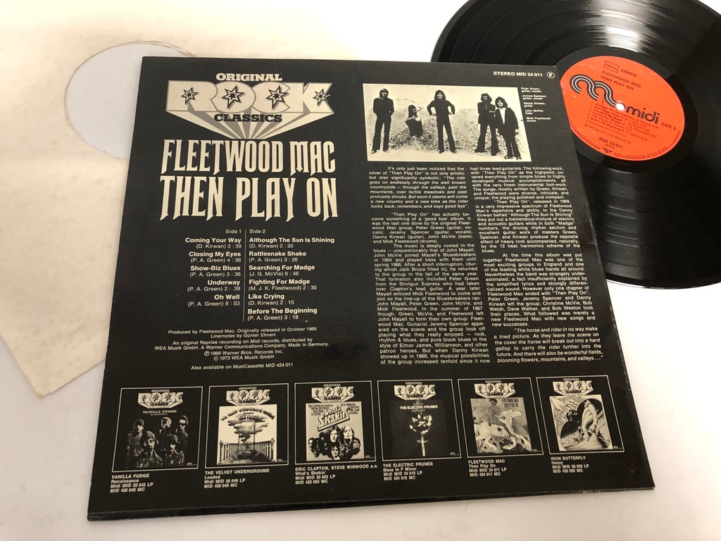 Купить Fleetwood Mac - Тогда играй,LP 3262: отзывы, фото, характеристики в интерне-магазине Aredi.ru