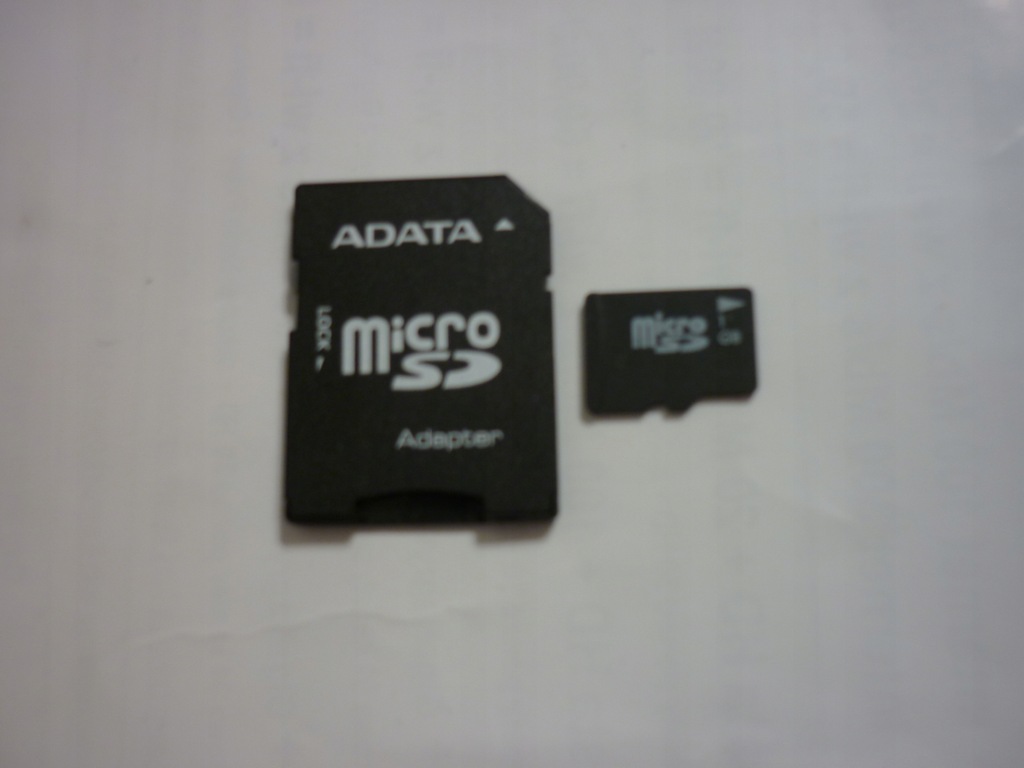 Karta pamięci SD microsd 1 GB Adata adapter
