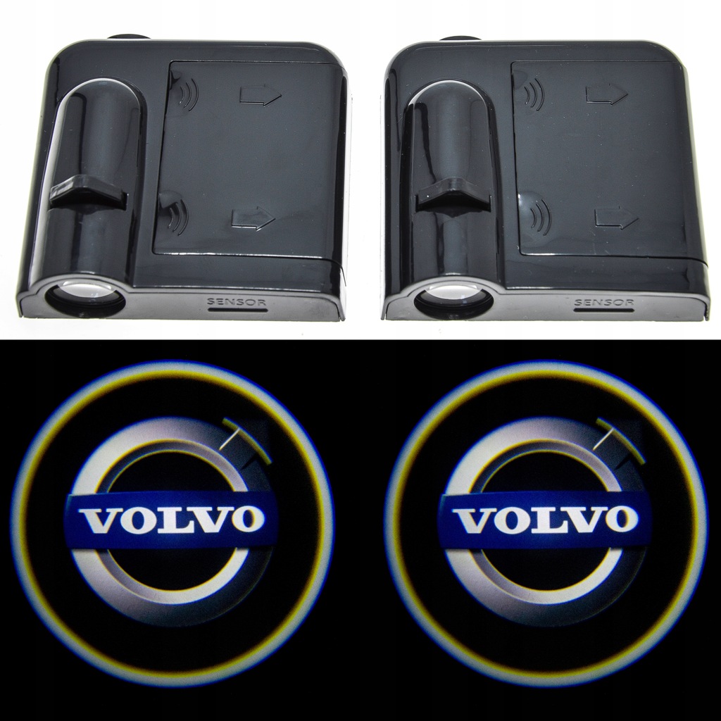 Volvo Led Logo Projector bezprzewodowy lampka HD