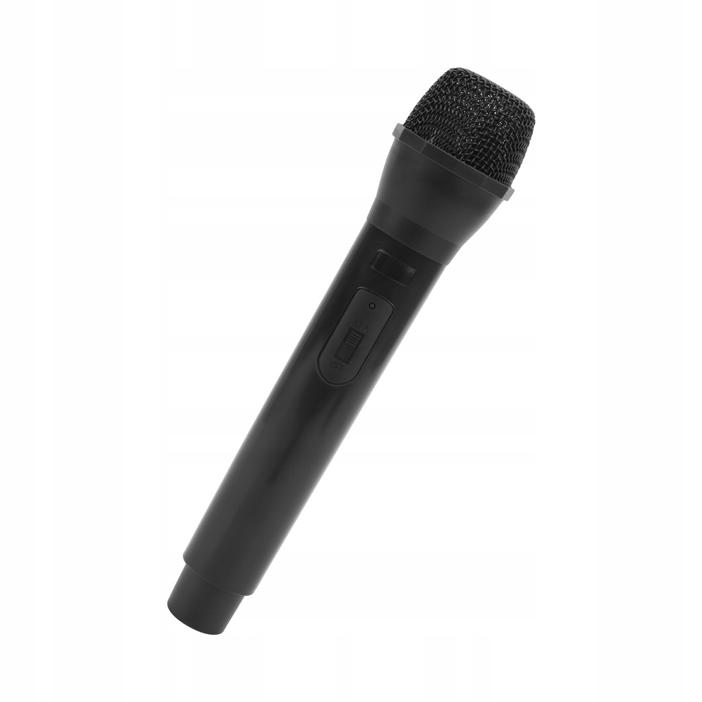 REALISTYCZNY MIKROFON REKWIZYTOWY MIKROFON DO KARAOKE CZARNY