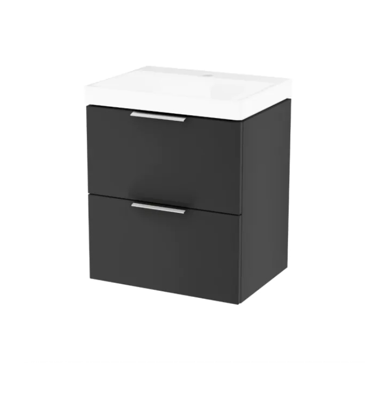 EXCELLENT BLANKO szafka szufl+umyw 49 czarna/CR