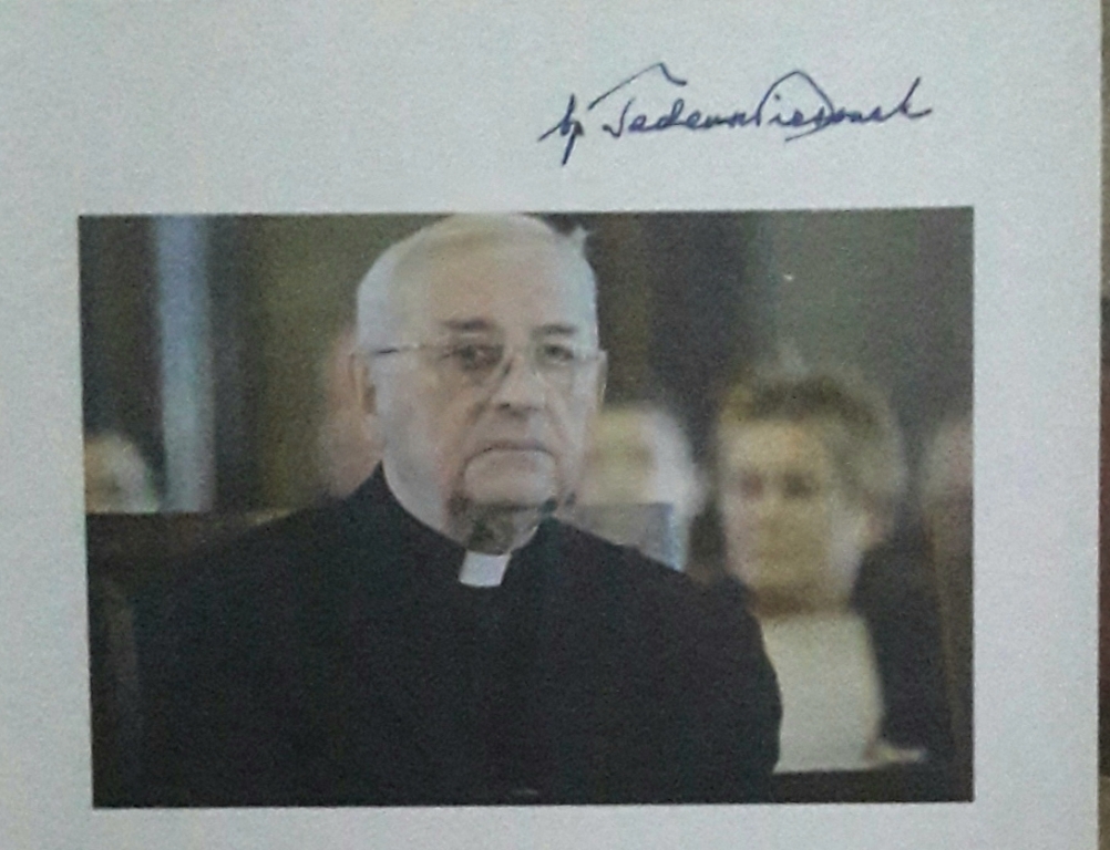Biskup TADEUSZ PIERONEK- AUTOGRAF!!