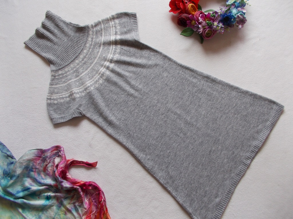 C&A YESSICA norweskie wzory sukienka golf M - 12641764815 - oficjalne ...