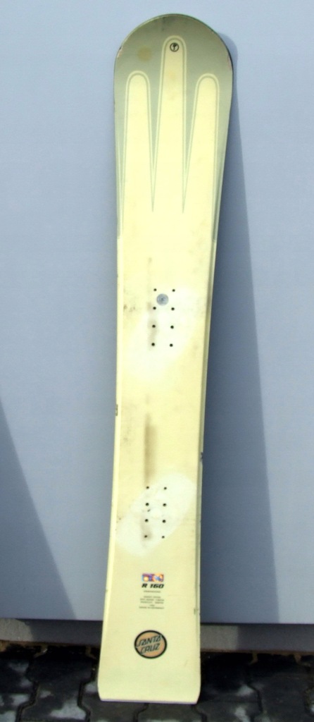 Deska snowboardowa twarda SANTA CRUZ 160