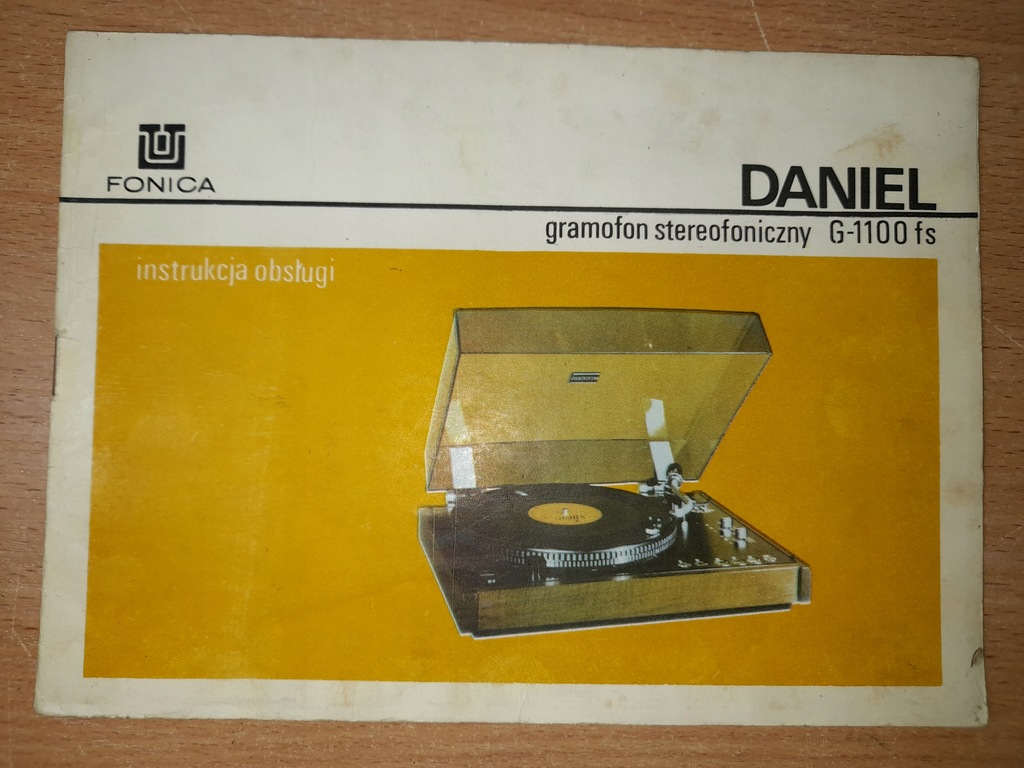 gramofon DANIEL G-1100 fs Unitra Fonica ogyginał