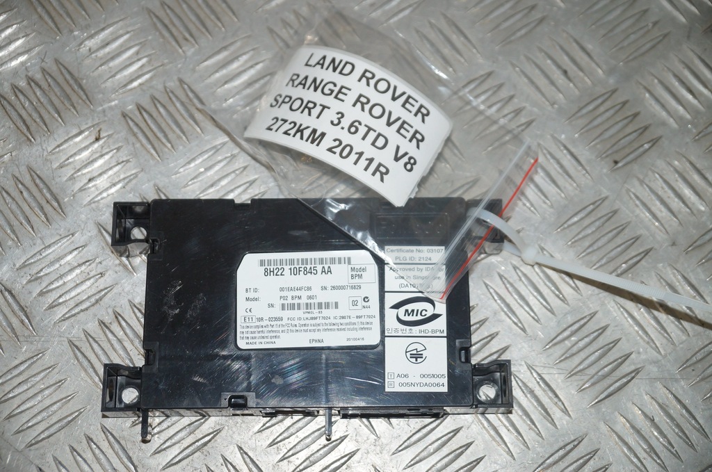 STEROWNIK MODUŁ BLUETOOTH RANGE ROVER 8H2210F845AA