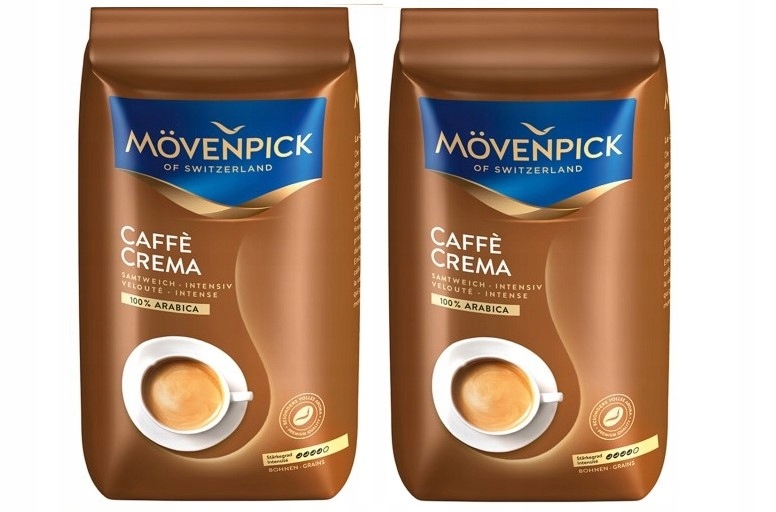 2x Kawa Movenpick Crema 100% arabica 500g ziarno