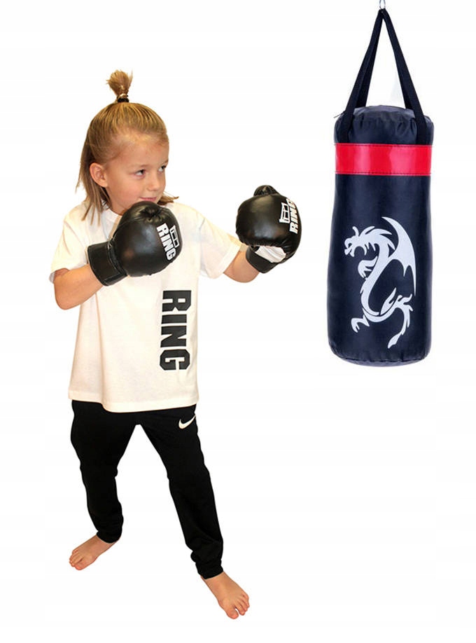 Zestaw bokserski dzieci 2-5 lat worek + rękawice