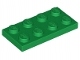 LEGO Płytka 2x4 zielona 3020 - 1 SZT