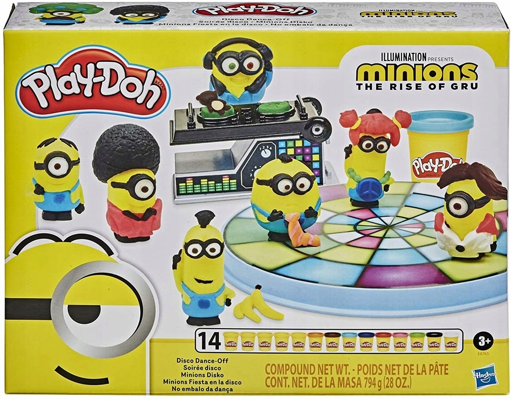 Zestaw Play-Doh E8765 Ciastolina Minionki 14 Tub