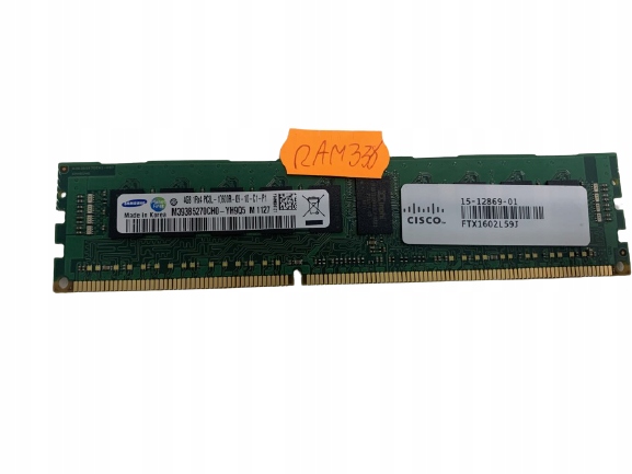 SAMSUNG 4GB 1RX4 PC3L-10600R-09-10-C1-P1 RAM338