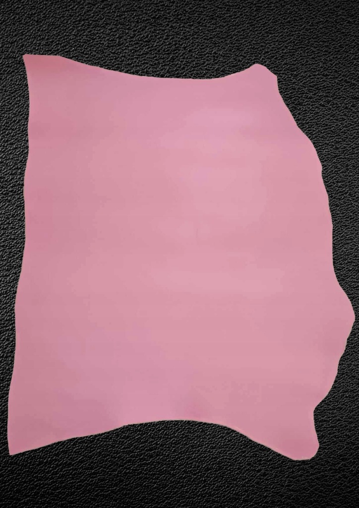 Skóra naturalna bydlęca licowa różowa 1,31m2 o grubości 2,6 mm