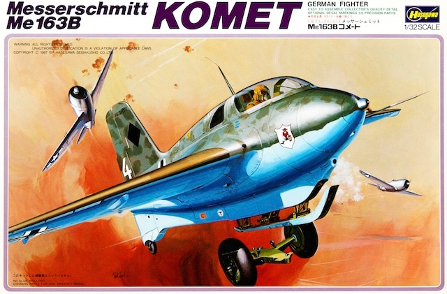 Hasegawa S4X Messerschmitt Me163B KOMET 1:32
