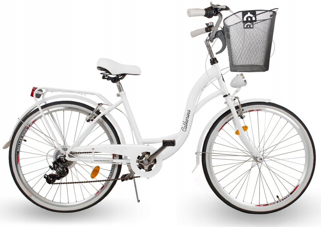 ROWER 28 MIEJSKI DAMKA Z PRZERZUTKAMI SHIMANO KOSZ 12151546177