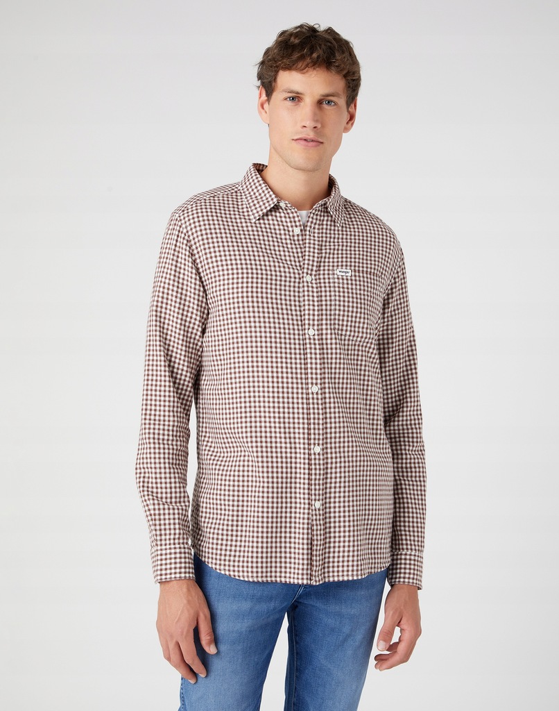 Koszula Wrangler 1 Pocket Shirt Cappuccino XL